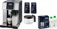 De'Longhi De'Longhi Kaffeevollautomat ESAM 428.80.SB PERFECTA EVO, inkl. Kaffeekanne im Wert von UVP € 29,99 + Pflegeset UVP € 31,99  Полностью автоматическая кофемашина De'Longhi ESAM 428.80.SB PERFECTA EVO, включая кофейник стоимостью 29,99 евро + набор