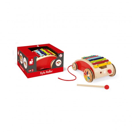 Janod Xylophon-Wagen Zum Ziehen Выдвижная тележка для ксилофона