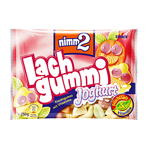 nimm2 Lachgummi Joghurt Фруктовые конфеты с начинкой 250г