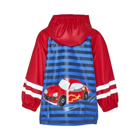 Playshoes Regen-Mantel Rennwagen Regenjacken fur Jungen Дождевик гоночный автомобиль плащи для мальчиков