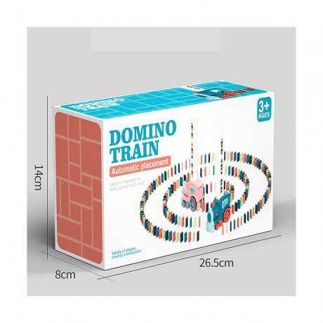 Syntek Eisenbahnspielzeug fur Kinder Dominosteine Auto-Drop-Zug Spielzeug Поезд