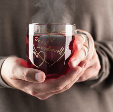 Leonardo Leonardo Geschenktasse Du bist wundervoll EMOZIONE turkis Подарочная чашка Leonardo Ты чудесна EMOZIONE