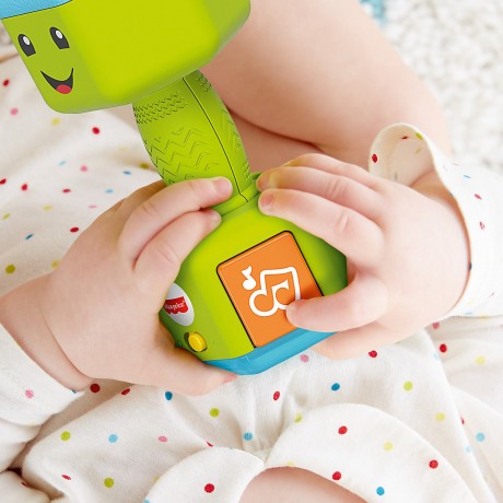 Mattel Fisher-Price Lernspass Baby Hantel mit Rassel Детская гантель Fisher-Price Learning Fun с погремушкой