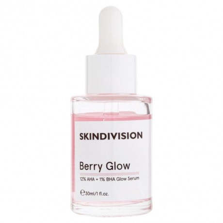 SkinDivision Berry Glow – 12 % AHA + 1 % BHA Glow Serum  Berry Glow 12% AHA + 1% BHA Сыворотка для сияния кожи