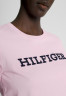 Tommy Hilfiger LOGO EMBROIDERY  Print T-shirt iconic pink LOGO EMBROIDERY Футболка с принтом культовый озовый