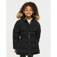 THREADGIRLS Threadgirls Steppjacke THB Belted Hooded Jacket Joni Winterjacken MiniW Стеганая куртка Threadgirls THB Куртка с капюшоном и поясом Joni Winterjacken MiniW
