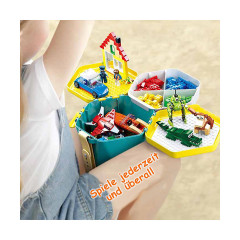 Sluban Spiel-  Transporteimer Grun (inkl. 334 Teile) Game Transport Bucket Green (вкл. 334 детали)