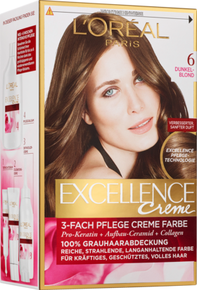 Excellence Краска для волос Темно-русый 6