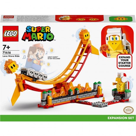 LEGO LEGO Super Mario 71416 Lavawelle-Fahrgeschaft  Erweiterungsset LEGO Super Mario 71416 Дополнительный набор «Поездка на лавовой волне»