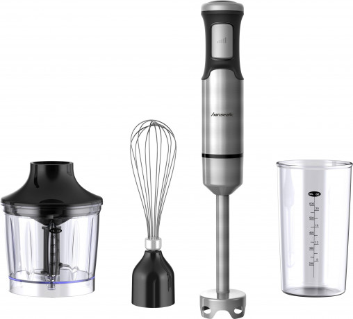Hanseatic Hanseatic Stabmixer 61804967, 1200 W, + praktischem Universalzerkleinerer und Mixbecher Ручной блендер Hanseatic 61804967, 1200 Вт, + практичный универсальный измельчитель и чаша для смешивания