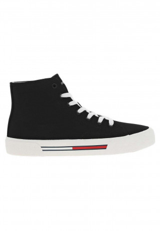 Tommy Hilfiger BASKETS High-top trainers noir BASKETS Высокие кроссовки нуар