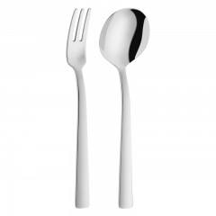 Zwilling Zwilling Dinner Edelstahl 18/10 Spaghettibesteck / Pastabesteck Set 2-tlg. Zwilling Dinner из нержавеющей стали 18/10 столовые приборы для спагетти / набор столовых приборов для макарон из 2 предметов.