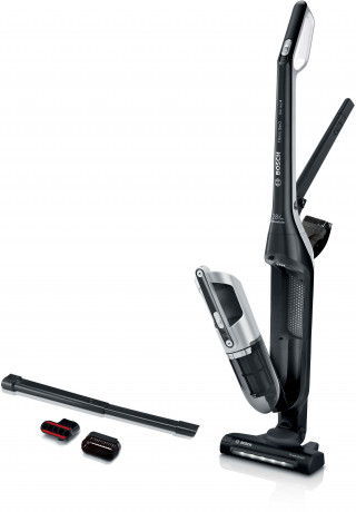 BOSCH BOSCH Akku-Hand-und Stielstaubsauger Flexxo Serie 4 BBH3P2801, 28 V, Power Duse mit LED, beutellos, integriertes Zubehor, Schwarz Беспроводной ручной пылесос BOSCH Flexxo Series 4 BBH3P2801, 28 В, мощная насадка со светодиодом, без мешка, встроенны