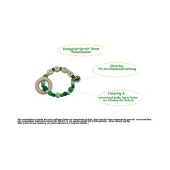 dubistda Greifling aus Holz mit Namen personalisiert Деревянная игрушка для захвата
