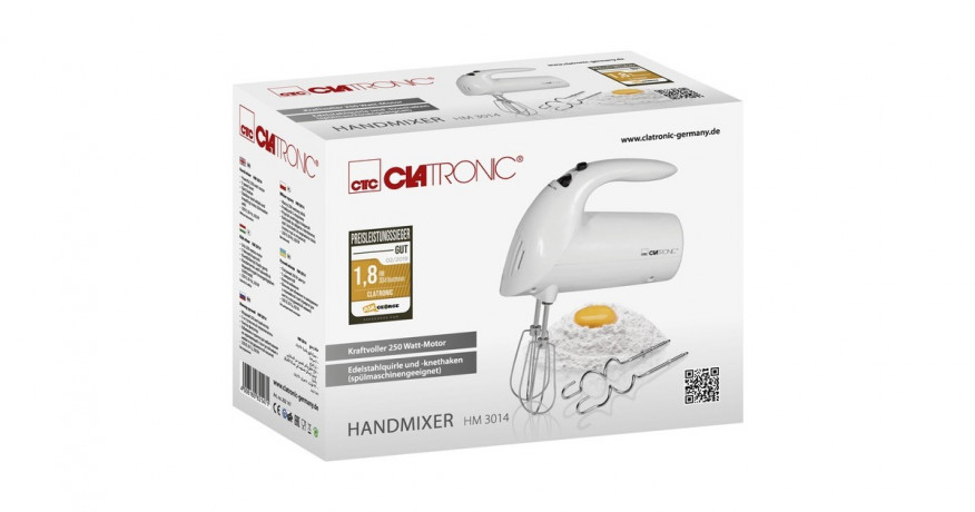 Clatronic Clatronic Handmixer HM 3014 weiss  weiss Ручной миксер Clatronic HM 3014 белый