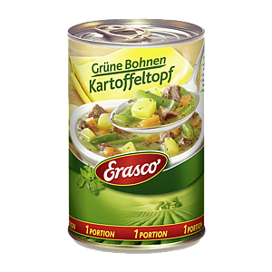 Erasco Зеленая фасоль в Картофельном Рагу 400г