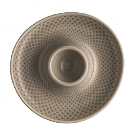 Rosenthal Rosenthal Junto Pearl Grey - Porzellan Eierbecher mit Ablage 13 cm Rosenthal Junto Pearl Grey - Подставка для яиц фарфоровая с полкой 13 см
