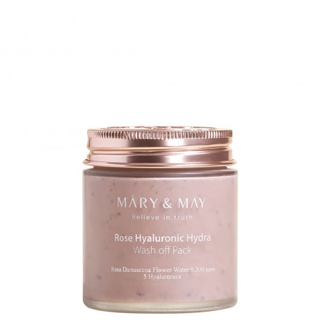Mary  May Rose Hyaluronic Hydra Wash Off Pack  Маска для умывания Rose Hyaluronic Hydra