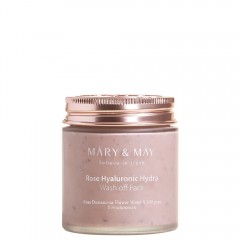 Mary  May Rose Hyaluronic Hydra Wash Off Pack  Маска для умывания Rose Hyaluronic Hydra