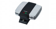 Cloer Cloer Brusseler Waffeleisen 1445 silber/schwarz, 930 Watt  silber/schwarz Вафельница Cloer Brusseler 1445 серебристый/черный, 930 Вт
