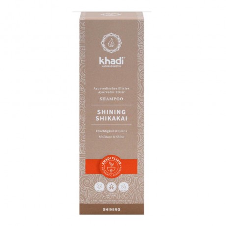 Khadi Naturkosmetik Shampoo Shining Shikakai 200ml  Шампунь Сияние Шикакай 200мл