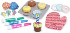 Melissa  Doug Cupcake-Spielset aus Holz Деревянный набор для кексов