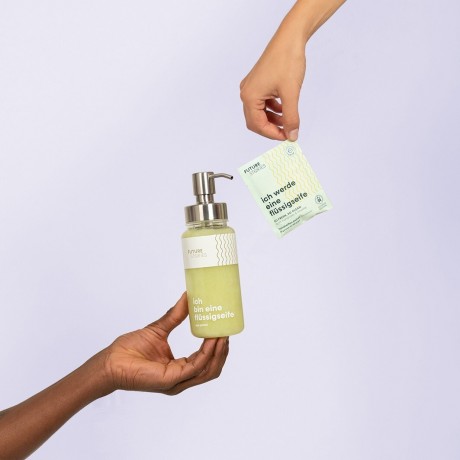 FUTURE STORIES Flussigseifen Pulver 3er Set Koriander & Limette  Жидкий мыльный порошок, набор из 3 порошков с кориандром и лаймом