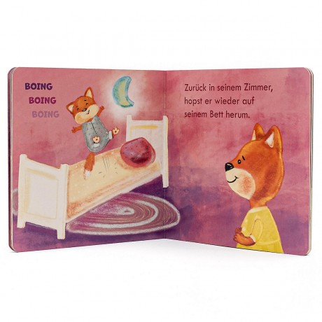 Hosenmax Der Flinke Fuchs sagt Gute Nacht (Pappbilderbuch) fur Kinder Шустрая лиса желает спокойной ночи (книжка с картинками) для детей