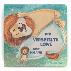 Hosenmax Der Verspielte Lowe geht schlafen (Pappbilderbuch) fur Kinder Игривый лев засыпает (книга с картинками) для детей