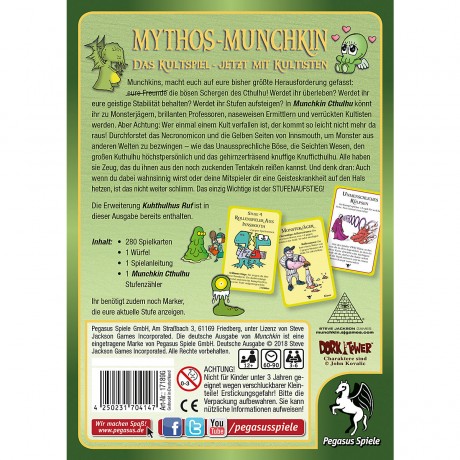 Pegasus Spiele Munchkin Cthulhu (Kartenspiel) Манчкин Ктулху (Карточная игра)