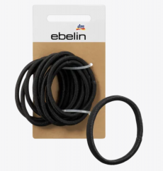 ebelin Haargummis schwarz Резинки для волос черные, 9 шт.