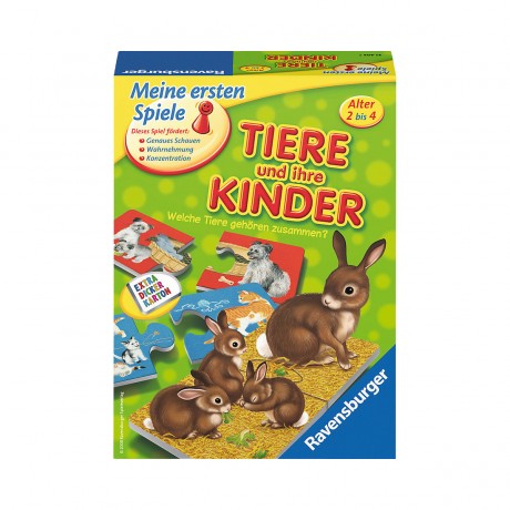Ravensburger Tiere und ihre Kinder животные и их дети