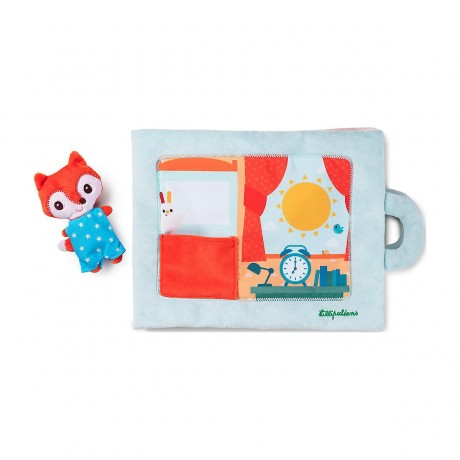 Lilliputiens Stoffbuch\/Aktivitatenbuch Guten Tag kleiner Fuchs Книга с материалами/книга с заданиями Привет