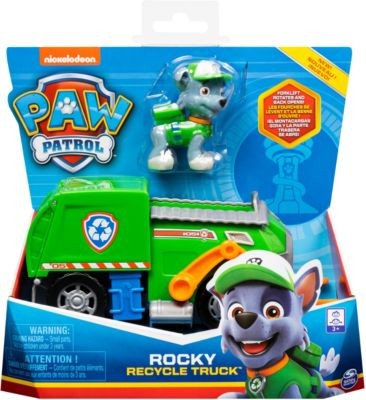 Spin Master PAW Patrol Recycling-Fahrzeug mit Rocky-Figur (Basic Vehicle\/Basis Fahrzeug) PAW Patrol Recycle Vehicle with Rocky Figure (базовый автомобиль/базовый автомобиль)