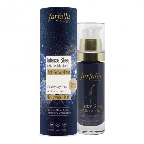 Farfalla Intense Sleep AHA Gesichtsfluid Night Recovery Effect 30ml  Intense Sleep Флюид для лица AHA с ночным эффектом восстановления 30мл
