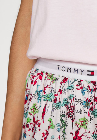 Tommy Hilfiger WOVEN PANTS  Pyjama bottoms white ТКАНЫЕ БРЮКИ Пижамные штаны белый