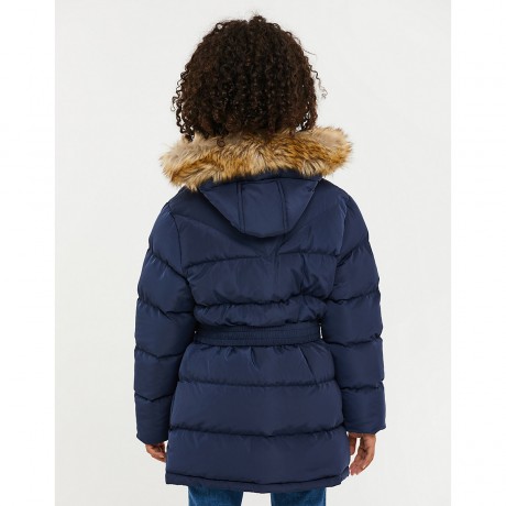THREADGIRLS Threadgirls Steppjacke THB Belted Hooded Jacket Joni Winterjacken MiniW Стеганая куртка Threadgirls THB Куртка с капюшоном и поясом Joni Winterjacken MiniW