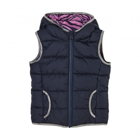s.Oliver Gesteppte Wendeweste Outdoorwesten fur Madchen Двусторонний стеганый жилет Уличные жилеты для девочек