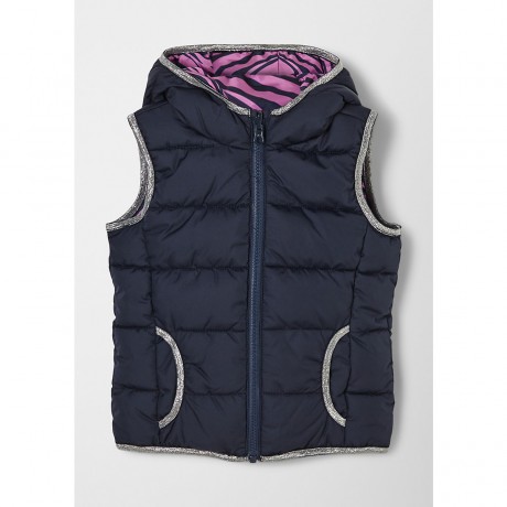 s.Oliver Gesteppte Wendeweste Outdoorwesten fur Madchen Двусторонний стеганый жилет Уличные жилеты для девочек