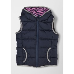 s.Oliver Gesteppte Wendeweste Outdoorwesten fur Madchen Двусторонний стеганый жилет Уличные жилеты для девочек