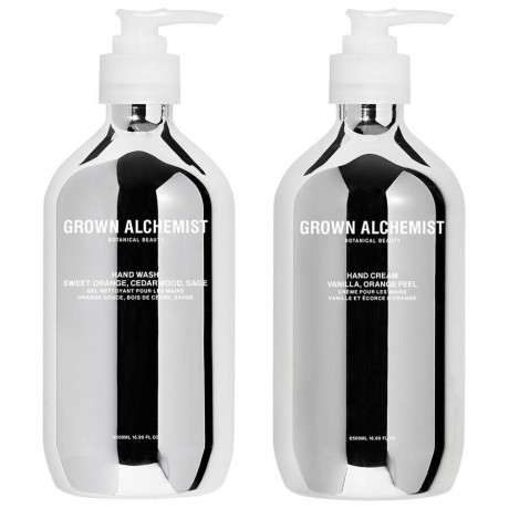 Grown Alchemist Silver Kit Hand Wash + Hand Cream  Серебряный набор для мытья рук + крем для рук
