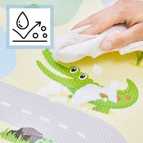 mamabrum Krabbelmatte 120 x 180 x 0.5 cm Wasserdicht Rutschfest Коврик для ползания 120 x 180 x 0,5 см водонепроницаемый нескользящий