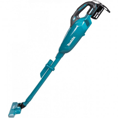 Makita Makita Akku-Stielstaubsauger DCL284FZ solo Akku-Stielstaubsauger blau/schwarz, beutellos Беспроводной стержневой пылесос Makita DCL284FZ Solo беспроводной стержневой пылесос синий/черный, без мешка