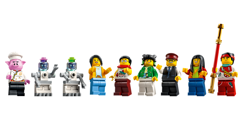 Lego Stadt der Laternen Город фонарей