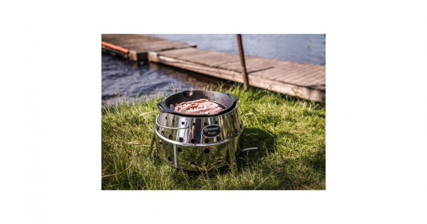 Petromax Petromax Grill-Feuerpfanne gp30h, mit 2 Henkeln schwarz, O 30cm  schwarz Сковорода-гриль Petromax gp30h, с 2 ручками, черная, O 30см