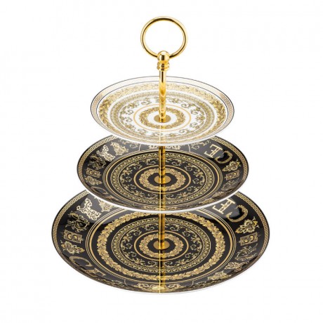 Rosenthal meets Versace Rosenthal Versace Virtus Gala Etagere 3-tlg. Подставка для торта Rosenthal Versace Virtus Gala 3 шт.