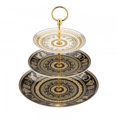 Rosenthal meets Versace Rosenthal Versace Virtus Gala Etagere 3-tlg. Подставка для торта Rosenthal Versace Virtus Gala 3 шт.