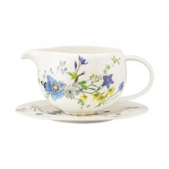 Rosenthal Rosenthal Brillance Fleurs des Alpes Sauciere 2-tlg. 0,55 L Соусник Rosenthal Brillance Fleurs des Alpes 2 шт. 0,55 л