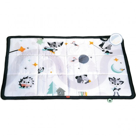 Tiny Love Krabbeldecke Super Mat Black  White Magical Tales Игровой коврик Super Mat Black White Magical Tales