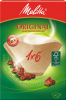 Melitta фильтровальные мешки naturbraun 1x6, 40 шт